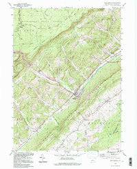 Port Matilda Pennsylvania Historical topographic map, 1:24000 scale, 7.5 X 7.5 Minute, Year 1994