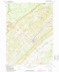 Port Matilda Pennsylvania Historical topographic map, 1:24000 scale, 7.5 X 7.5 Minute, Year 1959