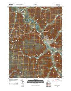 Port Allegany Pennsylvania Historical topographic map, 1:24000 scale, 7.5 X 7.5 Minute, Year 2010