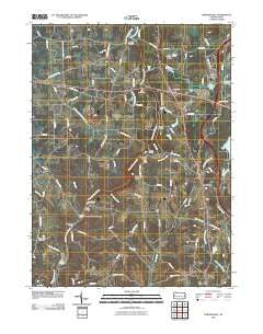 Portersville Pennsylvania Historical topographic map, 1:24000 scale, 7.5 X 7.5 Minute, Year 2010