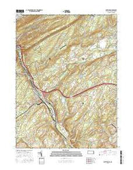 Portland Pennsylvania Current topographic map, 1:24000 scale, 7.5 X 7.5 Minute, Year 2016
