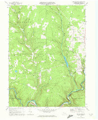 Portland Mills Pennsylvania Historical topographic map, 1:24000 scale, 7.5 X 7.5 Minute, Year 1969