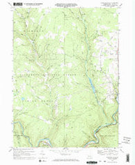 Portland Mills Pennsylvania Historical topographic map, 1:24000 scale, 7.5 X 7.5 Minute, Year 1969