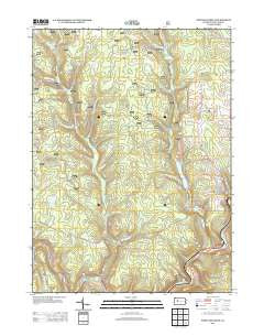 Portland Mills Pennsylvania Historical topographic map, 1:24000 scale, 7.5 X 7.5 Minute, Year 2013