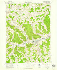 Potter Brook Pennsylvania Historical topographic map, 1:24000 scale, 7.5 X 7.5 Minute, Year 1957
