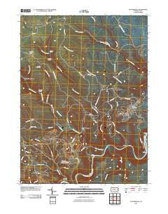 Pottersdale Pennsylvania Historical topographic map, 1:24000 scale, 7.5 X 7.5 Minute, Year 2010