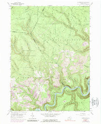 Pottersdale Pennsylvania Historical topographic map, 1:24000 scale, 7.5 X 7.5 Minute, Year 1959