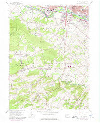 Pottstown Pennsylvania Historical topographic map, 1:24000 scale, 7.5 X 7.5 Minute, Year 1956