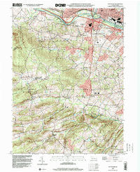 Pottstown Pennsylvania Historical topographic map, 1:24000 scale, 7.5 X 7.5 Minute, Year 1999