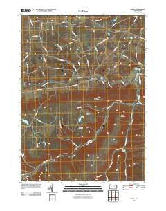 Powell Pennsylvania Historical topographic map, 1:24000 scale, 7.5 X 7.5 Minute, Year 2010
