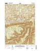 Powell Pennsylvania Current topographic map, 1:24000 scale, 7.5 X 7.5 Minute, Year 2016