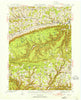 Powell Pennsylvania Historical topographic map, 1:62500 scale, 15 X 15 Minute, Year 1943