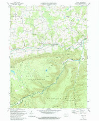 Powell Pennsylvania Historical topographic map, 1:24000 scale, 7.5 X 7.5 Minute, Year 1969