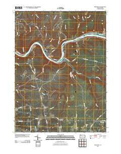 President Pennsylvania Historical topographic map, 1:24000 scale, 7.5 X 7.5 Minute, Year 2010