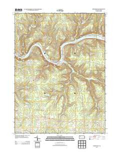 President Pennsylvania Historical topographic map, 1:24000 scale, 7.5 X 7.5 Minute, Year 2013