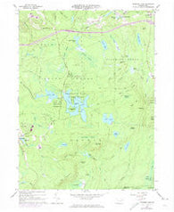 Promised Land Pennsylvania Historical topographic map, 1:24000 scale, 7.5 X 7.5 Minute, Year 1966
