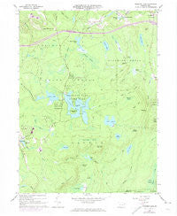 Promised Land Pennsylvania Historical topographic map, 1:24000 scale, 7.5 X 7.5 Minute, Year 1966