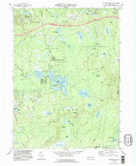 Promised Land Pennsylvania Historical topographic map, 1:24000 scale, 7.5 X 7.5 Minute, Year 1994