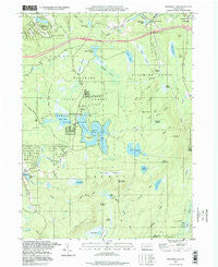 Promised Land Pennsylvania Historical topographic map, 1:24000 scale, 7.5 X 7.5 Minute, Year 1997