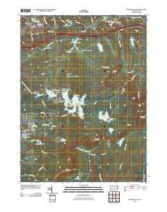 Promised Land Pennsylvania Historical topographic map, 1:24000 scale, 7.5 X 7.5 Minute, Year 2010