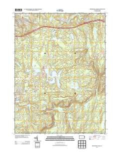 Promised Land Pennsylvania Historical topographic map, 1:24000 scale, 7.5 X 7.5 Minute, Year 2013