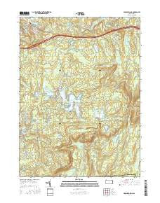 Promised Land Pennsylvania Current topographic map, 1:24000 scale, 7.5 X 7.5 Minute, Year 2016