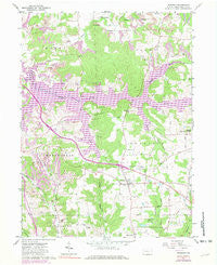 Prospect Pennsylvania Historical topographic map, 1:24000 scale, 7.5 X 7.5 Minute, Year 1961