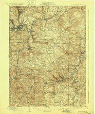 Punxsutawney Pennsylvania Historical topographic map, 1:62500 scale, 15 X 15 Minute, Year 1906
