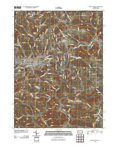 Punxsutawney Pennsylvania Historical topographic map, 1:24000 scale, 7.5 X 7.5 Minute, Year 2010