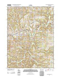 Punxsutawney Pennsylvania Historical topographic map, 1:24000 scale, 7.5 X 7.5 Minute, Year 2013
