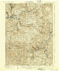 Punxsutawney Pennsylvania Historical topographic map, 1:62500 scale, 15 X 15 Minute, Year 1906