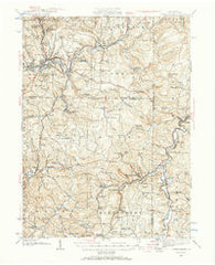 Punxsutawney Pennsylvania Historical topographic map, 1:62500 scale, 15 X 15 Minute, Year 1939