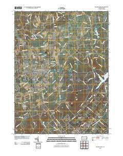 Quakertown Pennsylvania Historical topographic map, 1:24000 scale, 7.5 X 7.5 Minute, Year 2010