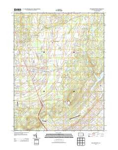 Quakertown Pennsylvania Historical topographic map, 1:24000 scale, 7.5 X 7.5 Minute, Year 2013