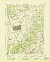 Quakertown Pennsylvania Historical topographic map, 1:31680 scale, 7.5 X 7.5 Minute, Year 1943
