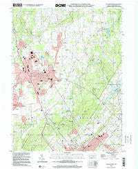 Quakertown Pennsylvania Historical topographic map, 1:24000 scale, 7.5 X 7.5 Minute, Year 1999