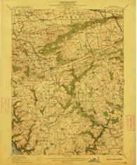 Quarryville Pennsylvania Historical topographic map, 1:62500 scale, 15 X 15 Minute, Year 1912