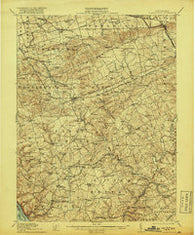 Quarryville Pennsylvania Historical topographic map, 1:62500 scale, 15 X 15 Minute, Year 1912