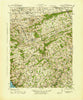 Quarryville Pennsylvania Historical topographic map, 1:62500 scale, 15 X 15 Minute, Year 1943