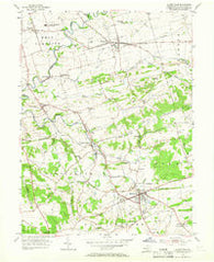 Quarryville Pennsylvania Historical topographic map, 1:24000 scale, 7.5 X 7.5 Minute, Year 1955