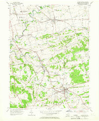 Quarryville Pennsylvania Historical topographic map, 1:24000 scale, 7.5 X 7.5 Minute, Year 1955