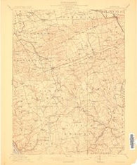 Quarryville Pennsylvania Historical topographic map, 1:62500 scale, 15 X 15 Minute, Year 1912