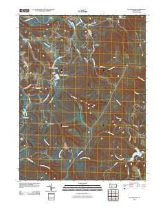Rachelwood Pennsylvania Historical topographic map, 1:24000 scale, 7.5 X 7.5 Minute, Year 2010