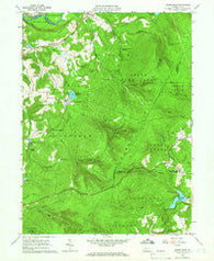 Rachelwood Pennsylvania Historical topographic map, 1:24000 scale, 7.5 X 7.5 Minute, Year 1964