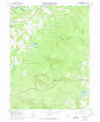 Rachelwood Pennsylvania Historical topographic map, 1:24000 scale, 7.5 X 7.5 Minute, Year 1964