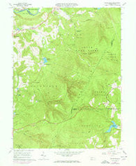 Rachelwood Pennsylvania Historical topographic map, 1:24000 scale, 7.5 X 7.5 Minute, Year 1964