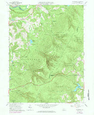 Rachelwood Pennsylvania Historical topographic map, 1:24000 scale, 7.5 X 7.5 Minute, Year 1973
