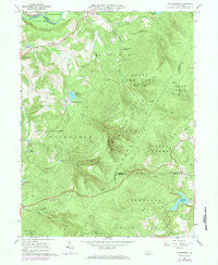 Rachelwood Pennsylvania Historical topographic map, 1:24000 scale, 7.5 X 7.5 Minute, Year 1973