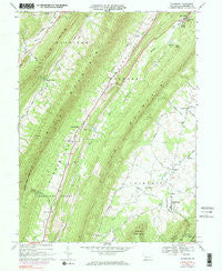 Rainsburg Pennsylvania Historical topographic map, 1:24000 scale, 7.5 X 7.5 Minute, Year 1967