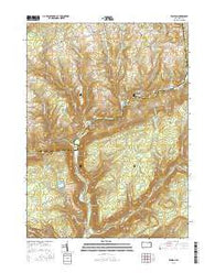 Ralston Pennsylvania Current topographic map, 1:24000 scale, 7.5 X 7.5 Minute, Year 2016